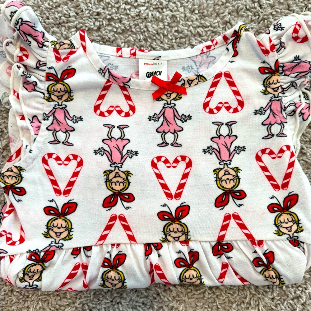 Girls size 6/7 Hanna Andersson Christmas nightgown